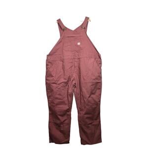 Carhartt Ashland Canvas Bib Overall Womens Size 3X (24-26) Short Inseam 27¾"